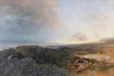 Hrad Bamburgh, Northumberland, 1877