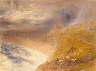 Zámek Harlech, 1857