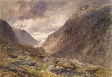 Průsmyk Llanberis, c1853