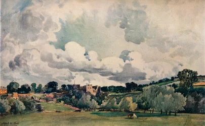 Hrad Ludlow, c1880