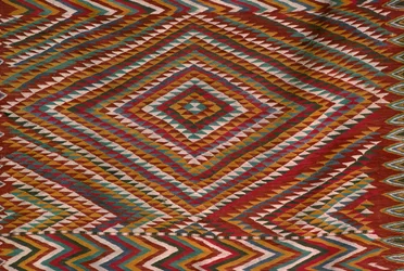Koberec z údolí Mzab, detail (vlna)