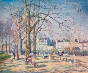 Jaro v Hyde Parku, c1910