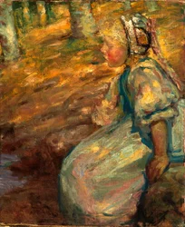 Selská dívka, 1900.