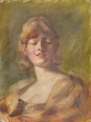 Studie hlavy, ca. 1926.