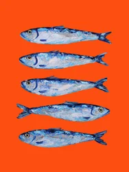 Sardinky na pomerančích