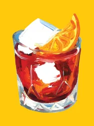 Zářivý koktejl Negroni