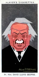 David Lloyd George, 1. hrabě Lloyd-George, britský premiér, 1926.