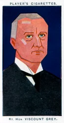 Edward Grey, první vikomt Gray z Fallodonu, britský politik, 1926.