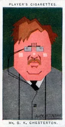 GK Chesterton , britský básník, prozaik a kritik, 1926