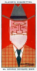 George Bernard Shaw , irský dramatik, 1926.