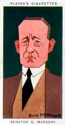 Guglielmo Marconi, italský vynálezce, 1926.