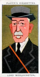 James Buchanan, 1. baron Woolavington, britský filantrop a majitel dostihových koní, 1926.