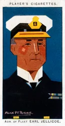 John Rushworth Jellicoe, 1. Earl Jellicoe, britský admirál, 1926.