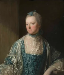 Portrét Alžběty, hraběnky ze Salisbury, rozené Keet 1721-1776, 1769.