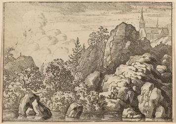 Kostel na kopci, pravděpodobně c. 16451656.