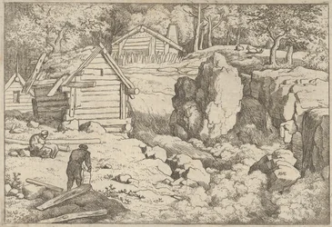 Tesař, 17. století.