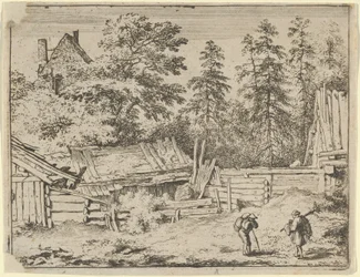 Tři chalupy, 17. století.