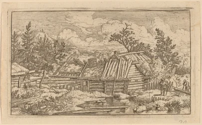 Dva paprsky plovoucí ve vodě, pravděpodobně c. 16451656.