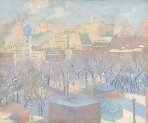 Madison Square, sníh, 1904