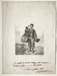 Chlapec s brusičem varhan