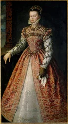 Portrét Alžběty Francouzské (nebo Isabely z Valois)