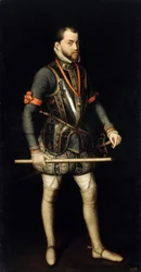 Portrét Filipa II. (1527-1598), krále Španělska a Portugalska