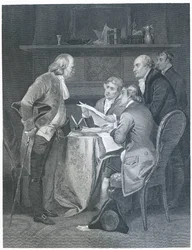 Vypracování Deklarace nezávislosti v roce 1776, 1859