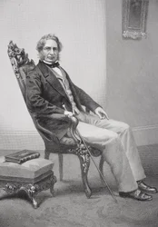 Portrét Henry Wadsworth Longfellow (1807-82)