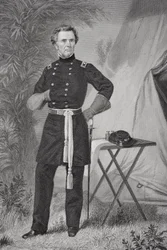 Portrét Ormsby MacKnight Mitchel (1809-62) (litho)
