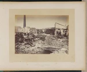 Továrna J. Falck et Cie v La Villette vyhořela.