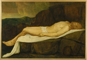 Mrtvý Kristus (malba na plátně)