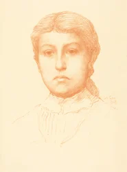 Hlava mladé dívky (Tete de jeune fille)