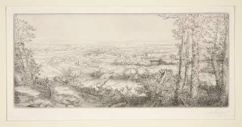 Údolí v Burgundsku (Valley in Burgundsko)
