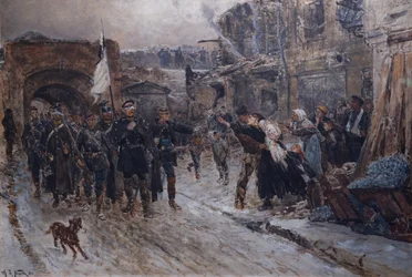 Němečtí poslanci vstoupili do Belfortu 16. února 1871 1884