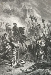 Masakr Vaudois v Luberonu v roce 1545, Antoine Escalin des Almars (Rytina)