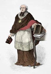 Portrét kardinála de Lomenie de Brienne (rytina)
