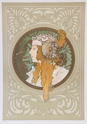 Byzantské hlavy: Blondýna, 1897.