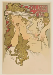 Salon des Cent. Březen-duben 1896 (Épreuve avant la lettre)