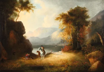 Návrat domů 1835 (olej na plátně)