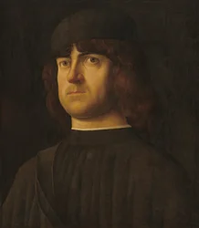 Portrét muže, asi 1495 (olej na desce)