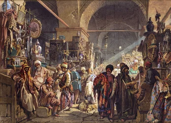 Turecký bazar, 1867