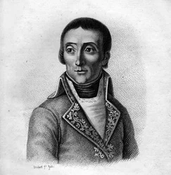 Admirál Eustache Bruix (1759-1805) – v “Portréty francouzských generálů po vítězstvích a výbojích Francouzů”” Vyryl Ambroise Tardieu v roce 1818. Sbírka Stella.