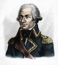 Generál Dumouriez.Charles François du Périer, dit du Périer du Mourier pak Dumouriez francouzský generál (1739 až 1823).- v Portrétech francouzských generálů po vítězstvích a výbojích Francouzů. Vyryl Ambroise Tardieu v roce 1818. Stella Collec
