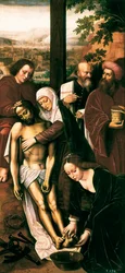 Pieta, detail, c. 1528 (olej na panelu)