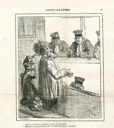 Ilustrace Cham (1819-1879) v Le Charivari