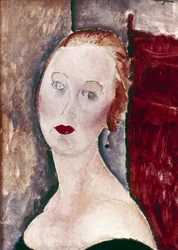 Blond žena. Portrét Germaine Survage, 1918.