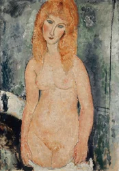 Stojící akt, kolem roku 1917-18
