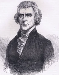 Thomas Jefferson, ilustrace z Cassells History of the United States publikovaná Cassell, Petter & Galpin, kolem roku 1900 (litho)