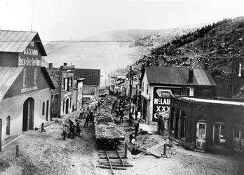 Černý jestřáb, záplavy, kolem roku 1895