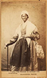 Carte de visite of Sojourner Truth, 1864